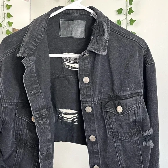 refuge Jackets Coats Refuge Cropped Denim Jacket Poshmark